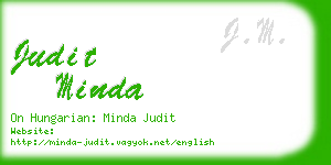 judit minda business card